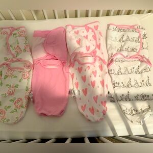 Baby swaddles 8 total